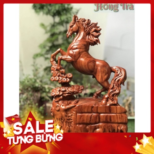 Tượng con ngựa gỗ hương