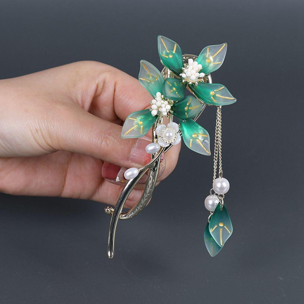 Trâm Cài Tóc Hình Hoa Phong Cách Hanfu Cổ Điển Ngọt Ngào WMES15H Cho Nữ
