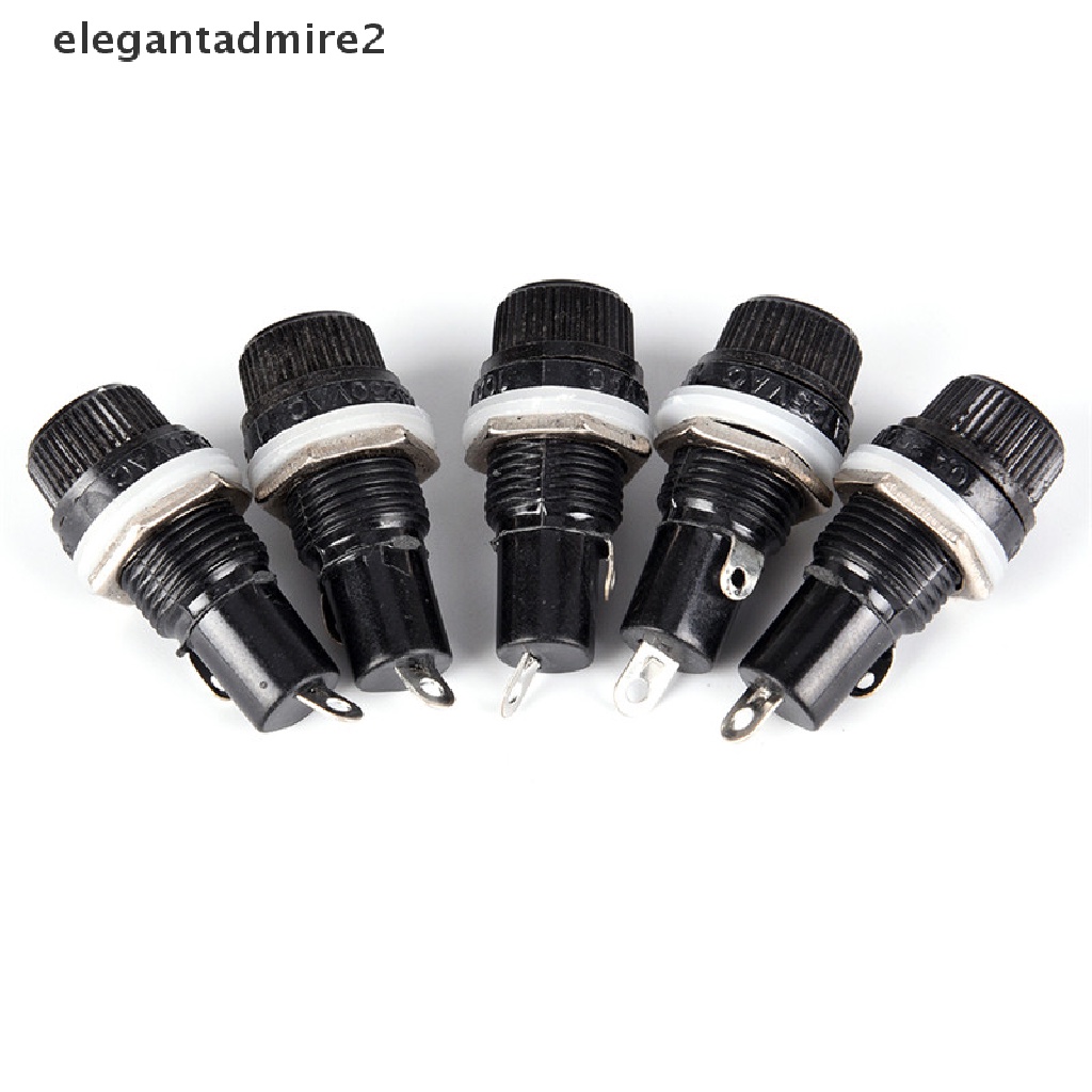 Set 5 Phụ Kiện Cầu Chì 250V 10A Cho Khung Gầm Xe Hơi 5 * 20