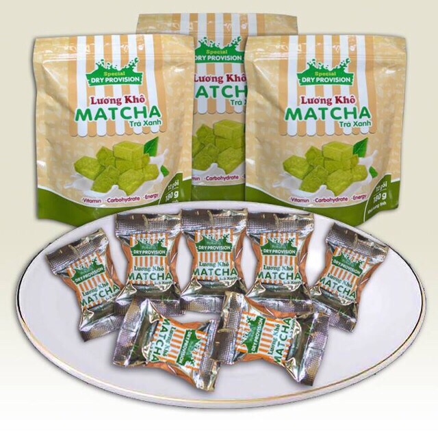 Lương khô trà xanh gói 180g - công ty cổ phần 22