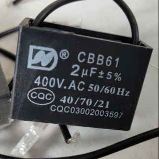 Tụ quạt bàn tụ điện quạt cây, tụ điện quạt treo tường 1.5 mi , 2 mi, 2.5 mi