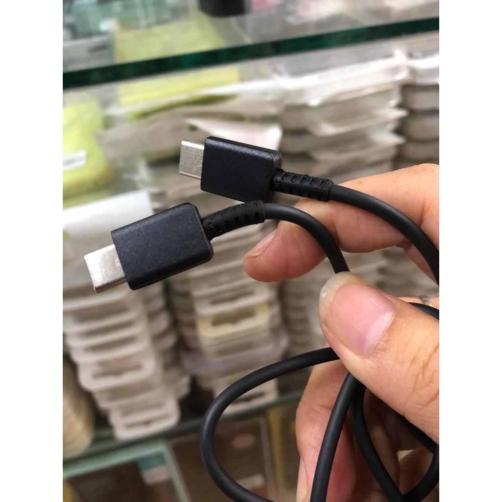 Bộ Cóc Cáp Sạc Nhanh 25W Samsung Galaxy S22 Plus Zin Hãng Chuẩn Hai Đầu Type C
