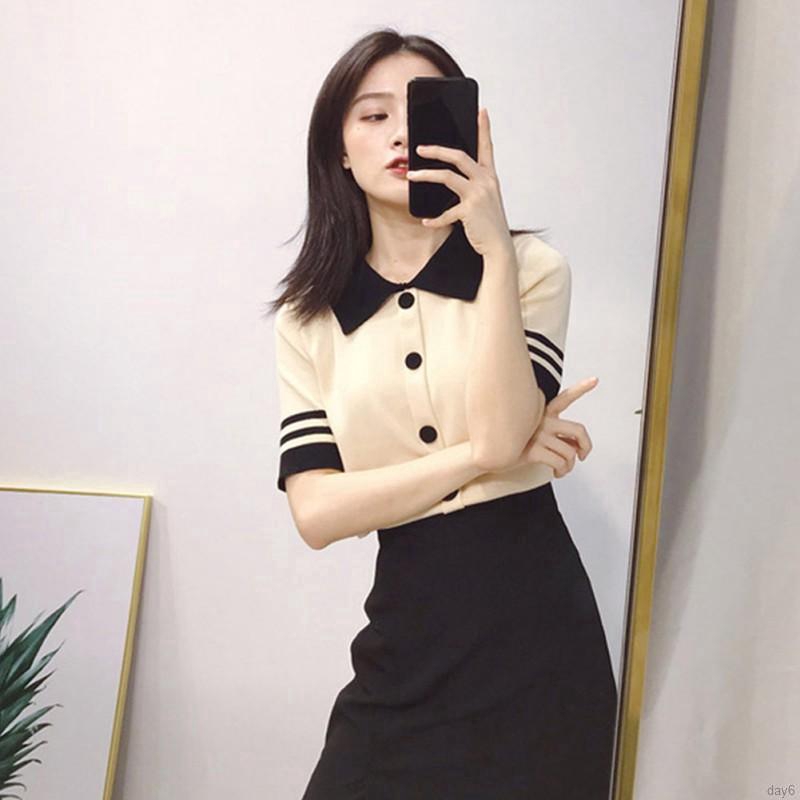 Áo thun polo phong cách thanh lịch cho nữ