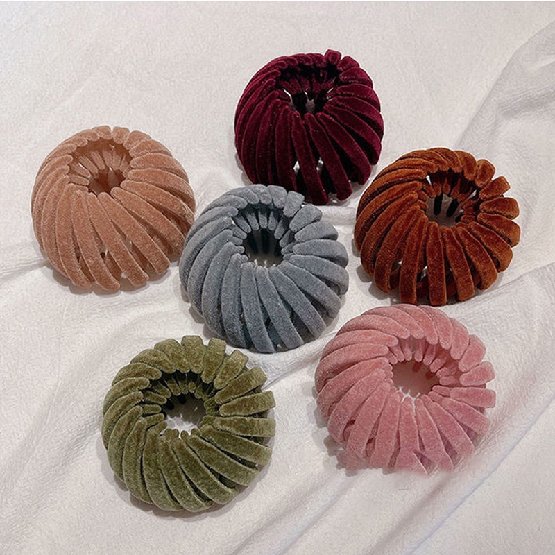 Kẹp tóc nhựa resin màu sắc ngọt ngào thanh lịch phong cách hàn quốc dành cho nữ