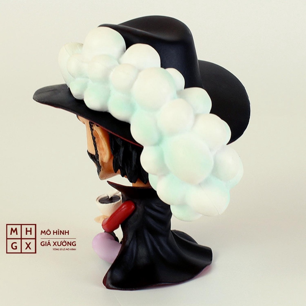 Mô hình One Piece chibi Mihawk Mắt Diều Hâu cực dễ thương cao 10 cm , figure one piece , mô hình giá xưởng