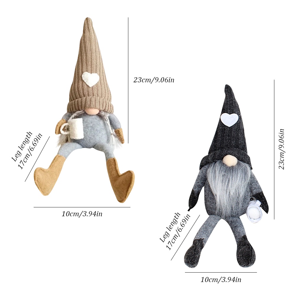 Búp Bê Đan Len Treo Trang Trí Giáng Sinh