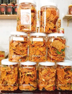 500 gr cơm cháy lắc khô gà