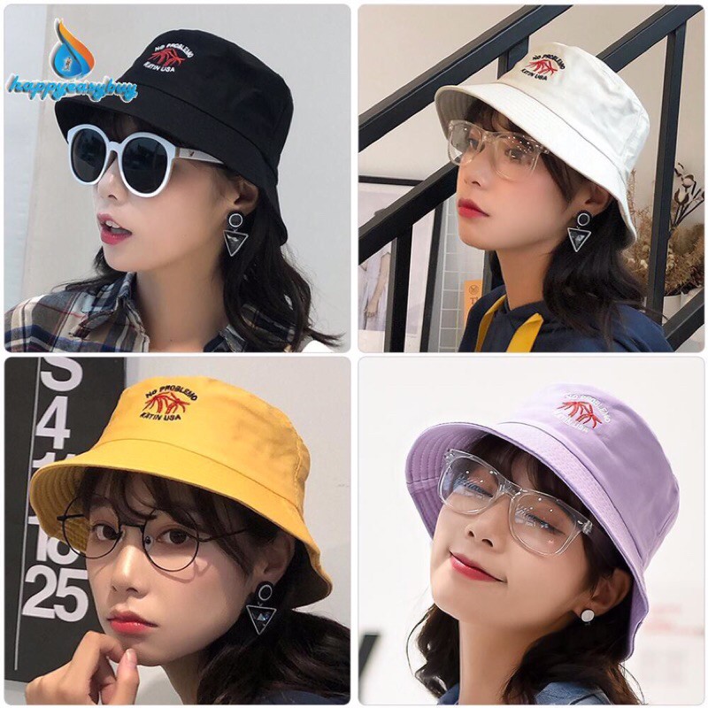 Mũ bucket cây cọ