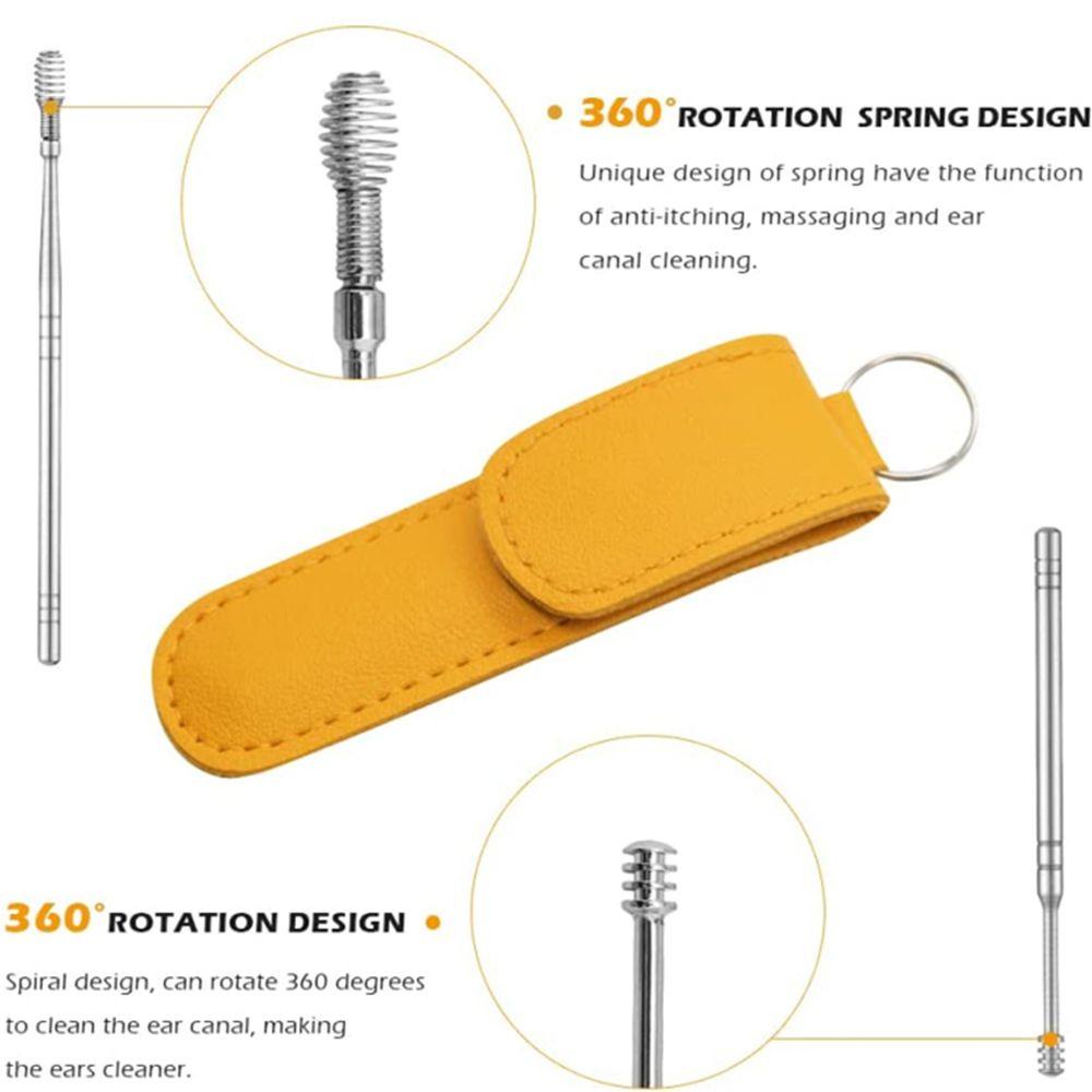 Set 6 Dụng Cụ Lấy Ráy Tai Bằng Inox Tiện Dụng