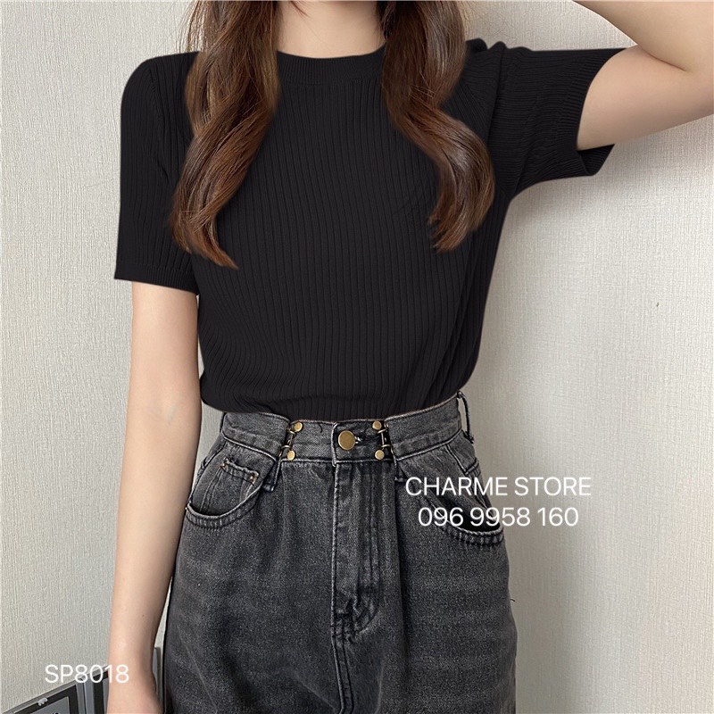  Áo len tăm cộc tay thiết kế Charme 8018 | BigBuy360 - bigbuy360.vn