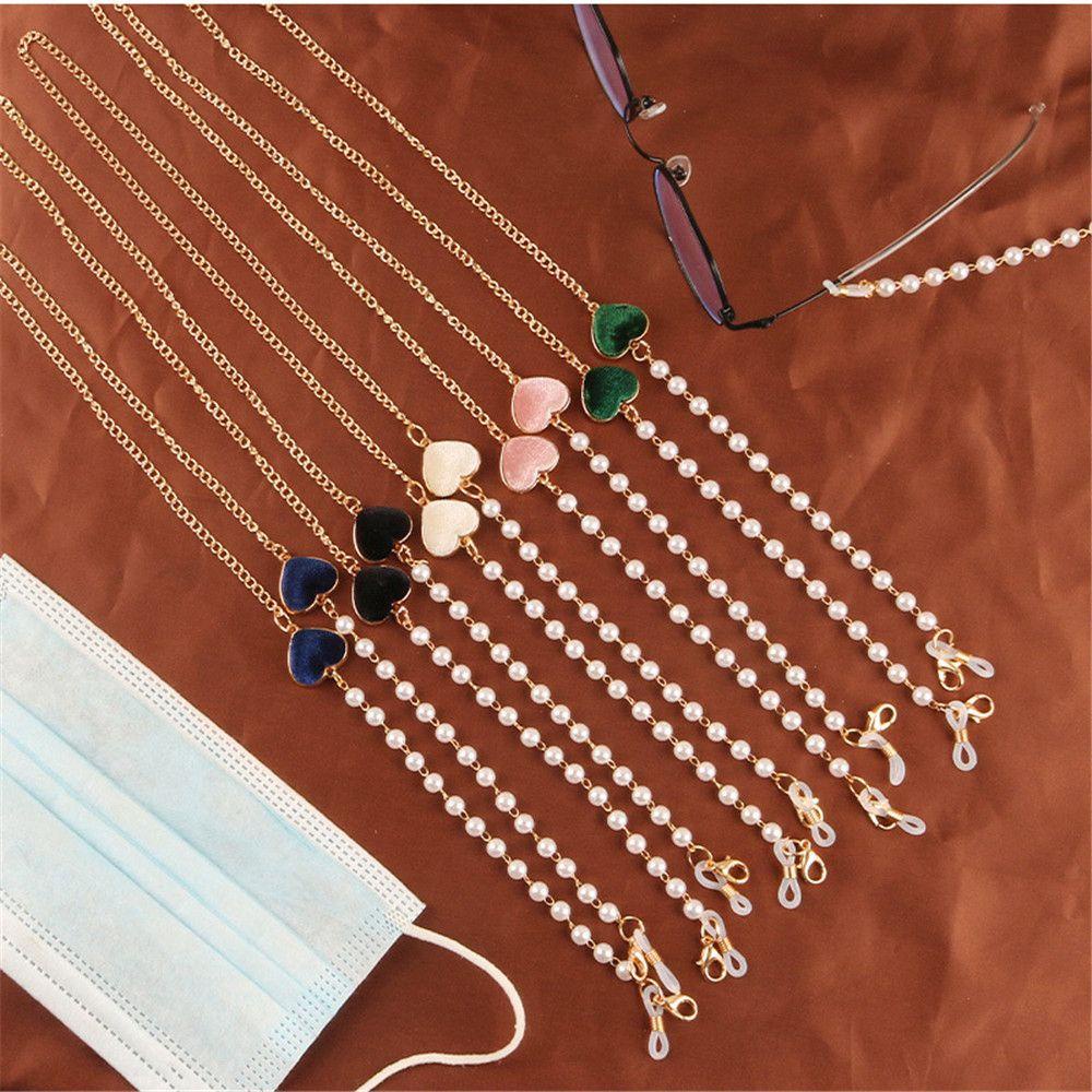Dây Đeo Mắt Kính Hình Trái Tim &amp; Nơ Xinh Xắn Cho Nữ