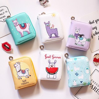 Bóp Ví Ngắn Nữ Cầm Tay Hoạt Hình Cừu Trắng Cartoon Cute !