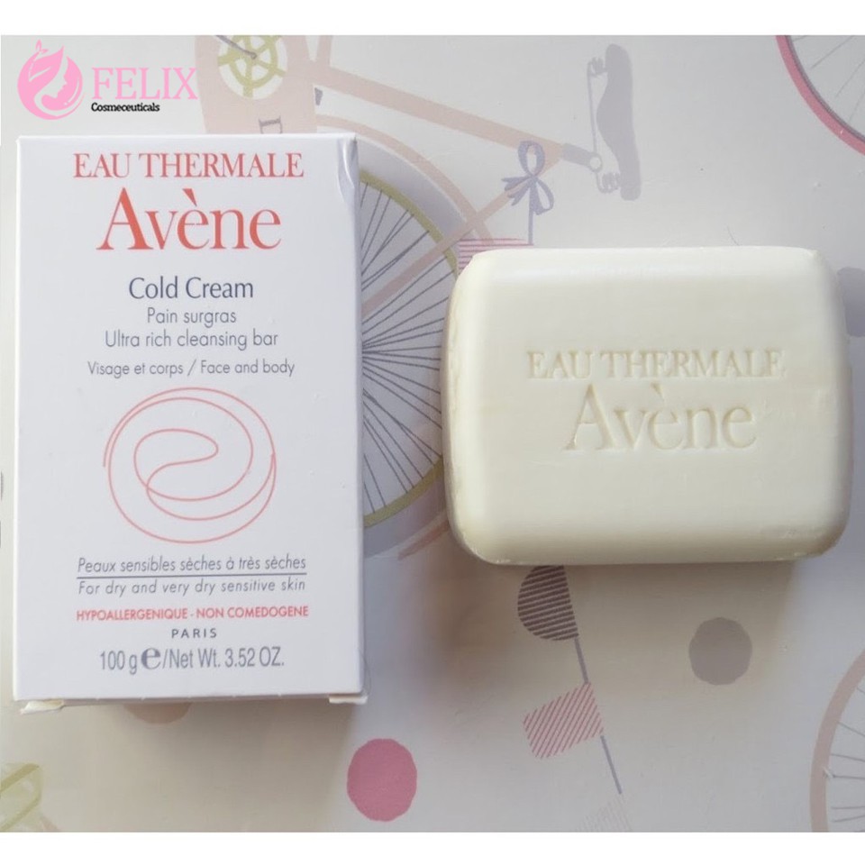 Thanh Kem Tắm Dành Cho Da Khô Avene Cold Cream Ultra-Rich Cleansing Bar - 100g