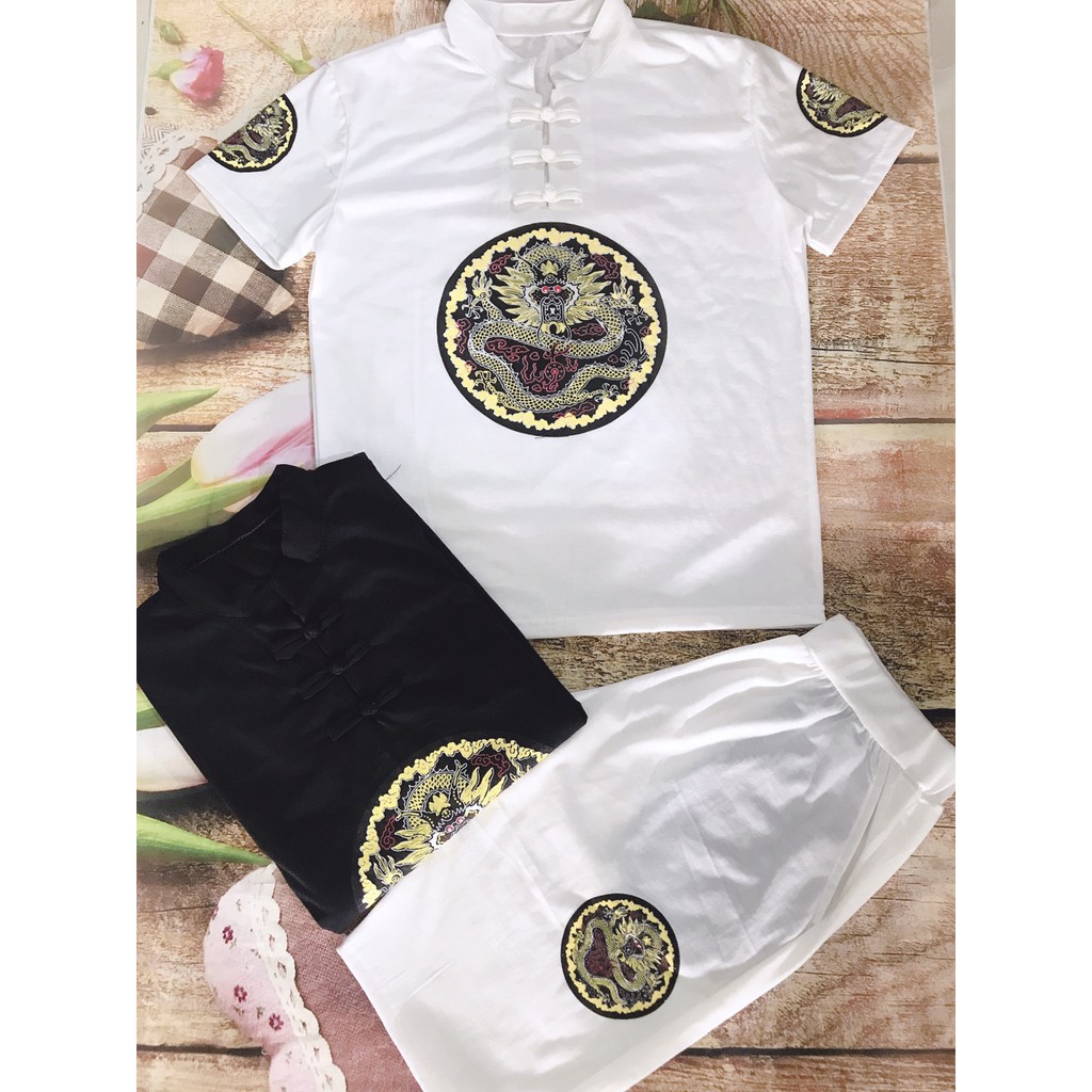 [Mã SKAMSALE06 giảm 10% TỐI ĐA 100K đơn 150K] Bộ Nam hè Ấn Rồng (có video ảnh thật ) | BigBuy360 - bigbuy360.vn