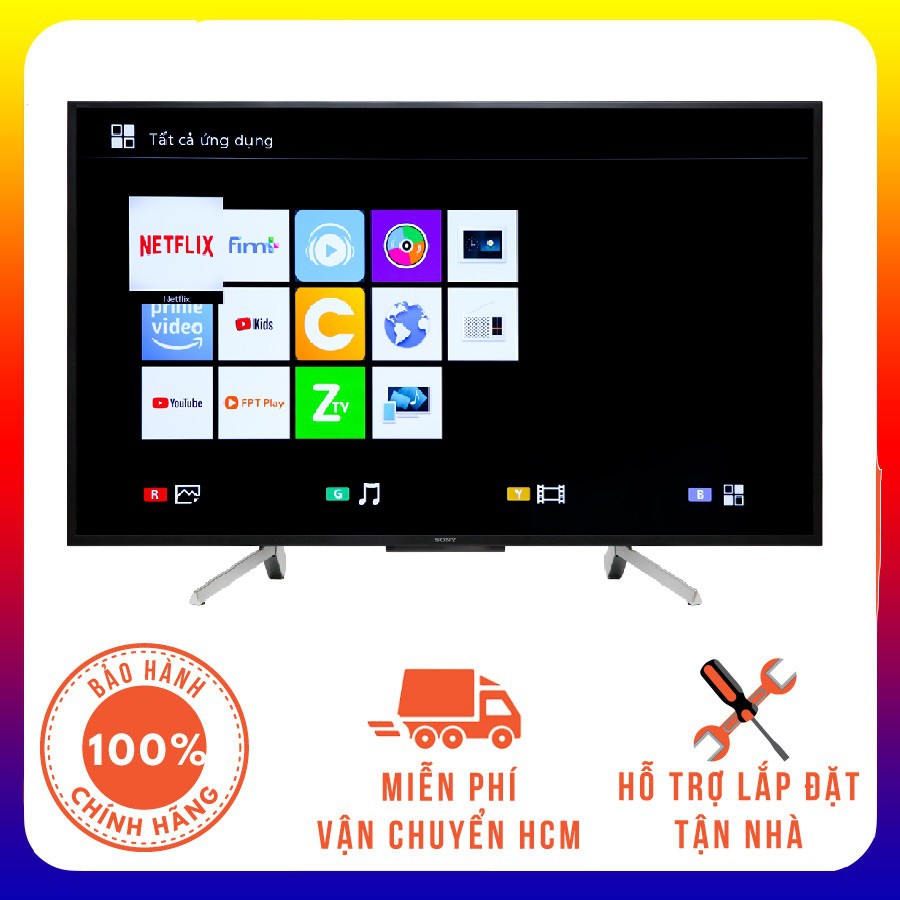 [GIAO MIỄN PHÍ HCM] - Smart TV LED Full HD Sony 50 inch 50W660G - Hàng Chính Hãng