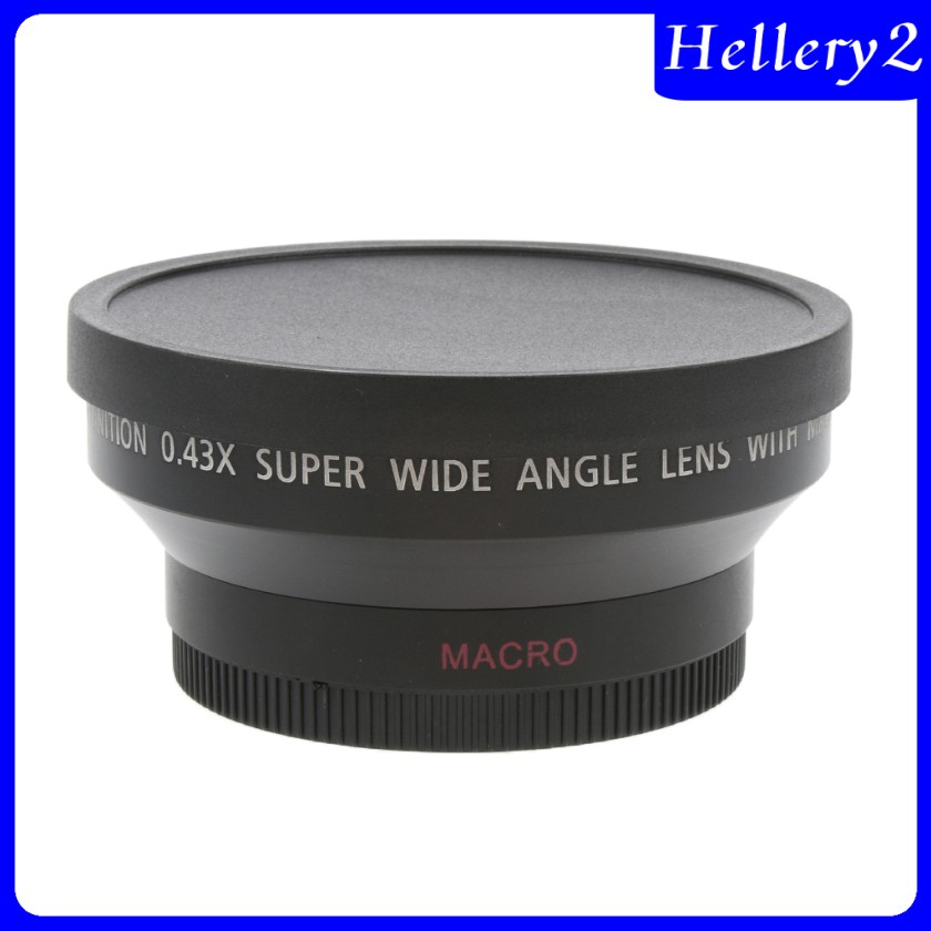 Ống Kính Góc Rộng 62mm 0.43x Cho Máy Ảnh Kĩ Thuật Số Canon Nikon Sony