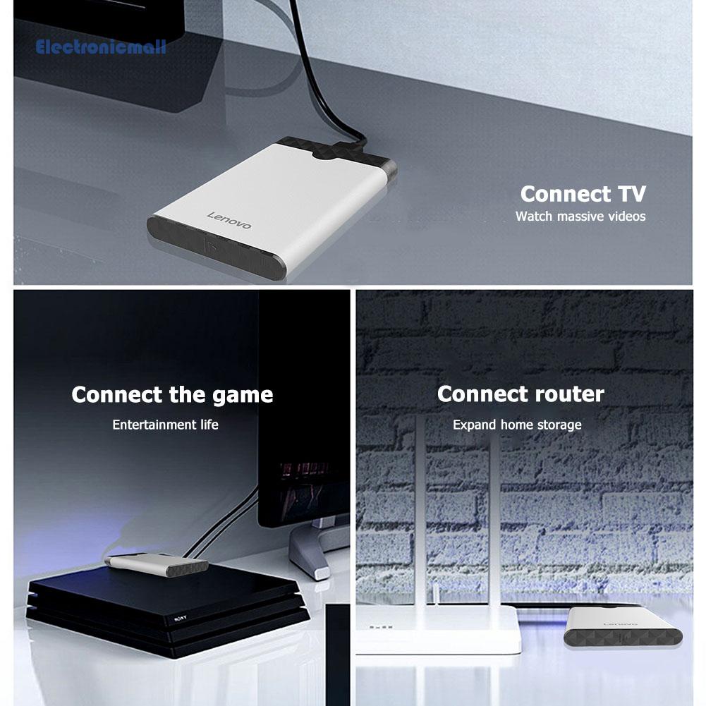 Vỏ Ổ Cứng Điện Tửmall01 Lenovo S-03 Usb 3.0 Sata Hdd Ssd Box 5gbps 2.5 Inch Ốp