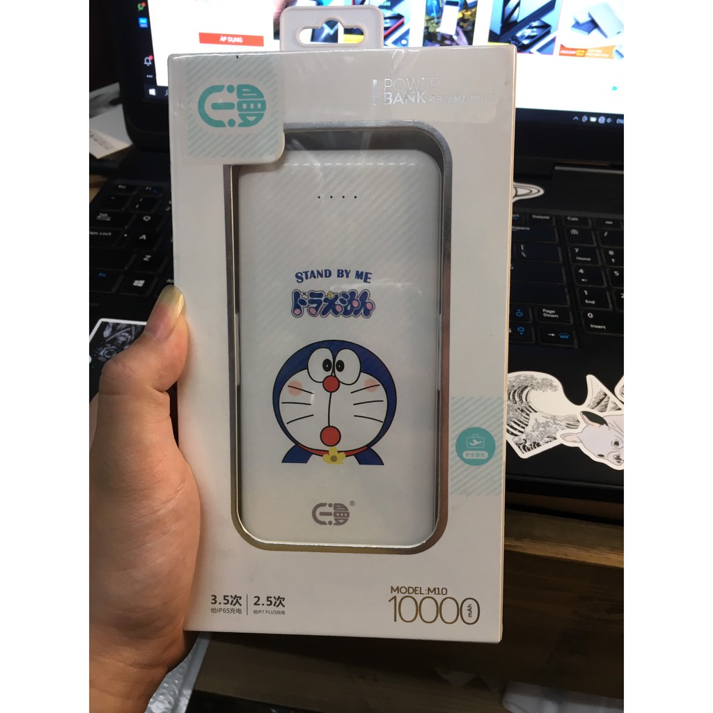 Sạc dự phòng 10000mah in hình cute