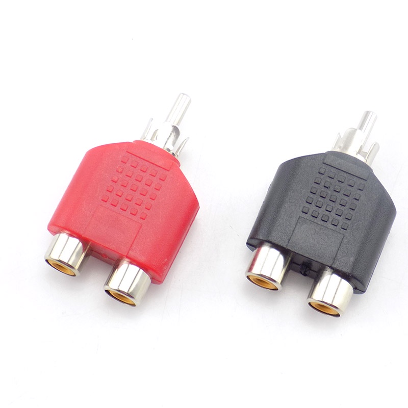 Bộ 5 Đầu Nối 3.5mm male Sang 2 RCA female Sang male female 2 Trong 1