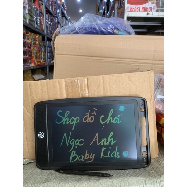bảng vẽ điện tử đa sắc màu cho bé màn hình 8.5 inch tự xóa chỉ bằng một chạm