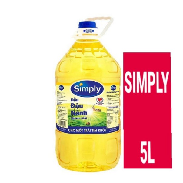 Dầu Đậu Nành Simply Can 5 Lít