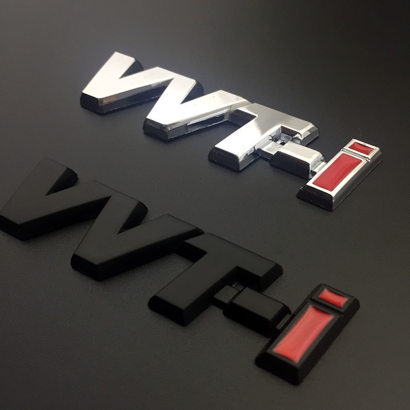 FENDER Vvt-i VVTi Logo Biểu Tượng Dán Trang Trí Xe Hơi Toyota Camry Corolla Yaris Rav4 Chr Auris Avensis Reiz
