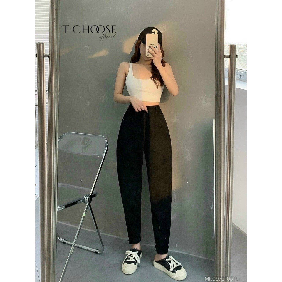 Quần baggy kaki hai màu đen trắng Thời Trang Giá Xưởng official