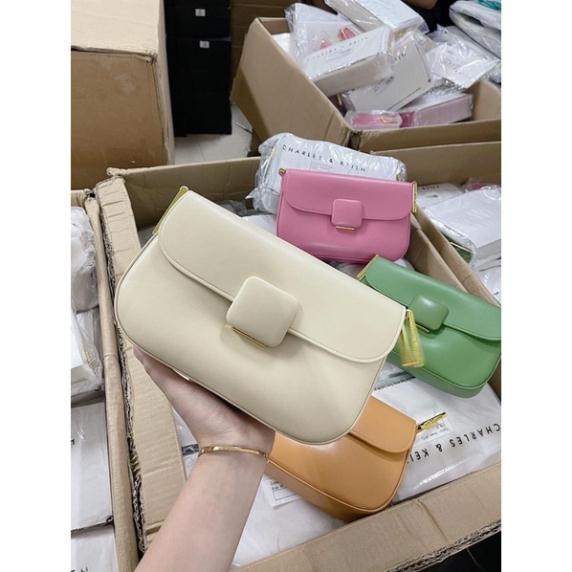 Túi  khoá vuông 5 màu size 21 chuẩn xuất sịn kèm video ảnh thật hàng cao cấp