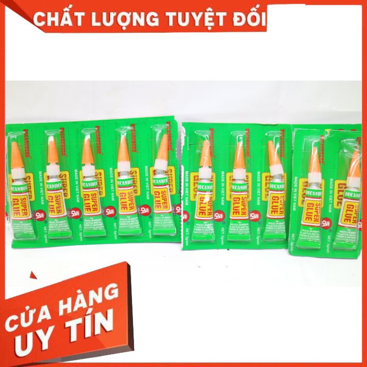 [SIÊU CHẮC] Tuýp Keo Dán Đa Năng SUPER GLUE, Dính Siêu Chắc (Tuýp Xanh/Tuýp Đen)