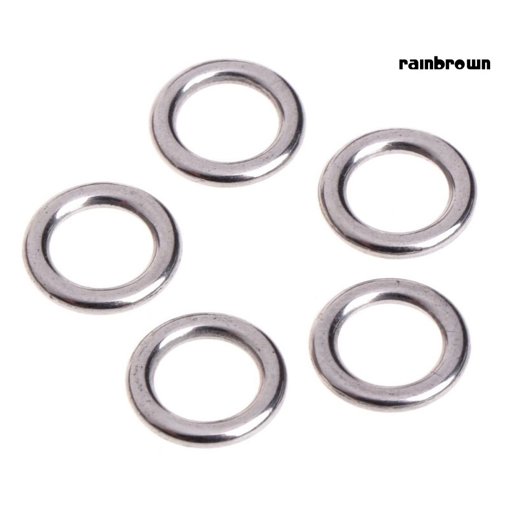 Set 50 Khoen Móc Câu Cá Bằng Thép Không Gỉ