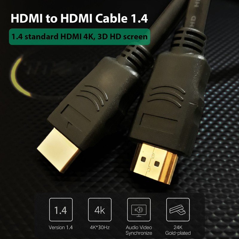 Dây HDMI Lõi Đồng Nguyên Chất Hỗ Trợ 3D 4K - Bảo Hành 24 Tháng Đổi Mới