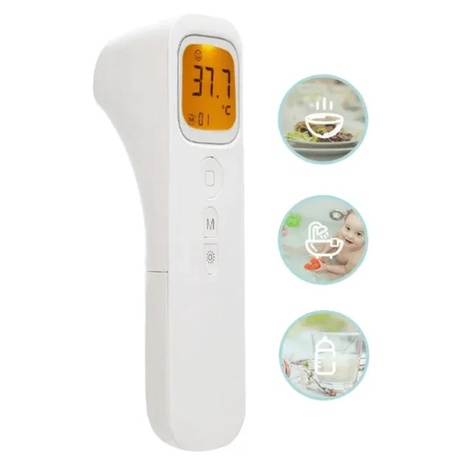 Nhiệt kế điện tử hồng ngoại, cảm ứng đo trán đa năng Thermometer Infrard 2000