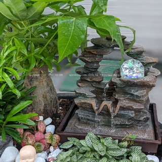 Thác nước tiểu cảnh – Phong Thuỷ Luân