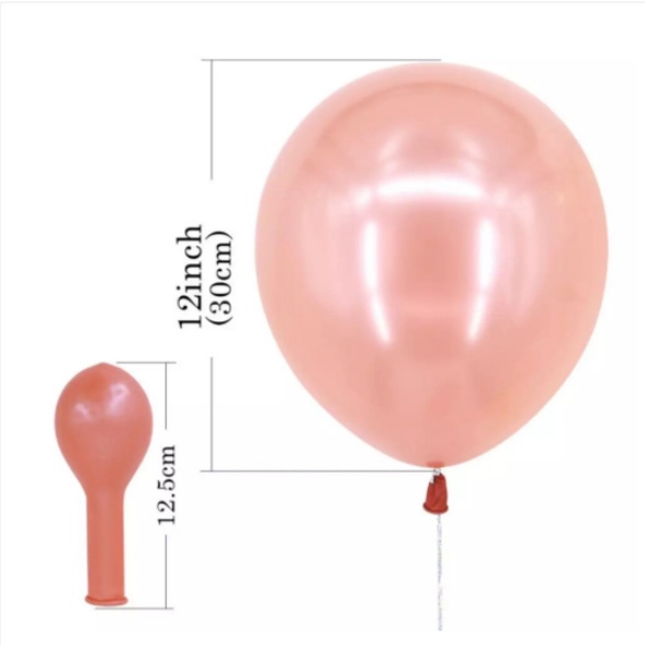 Set 10 Bong Bóng 12 Inch Trang Trí Tiệc Sinh Nhật Đẹp Mắt