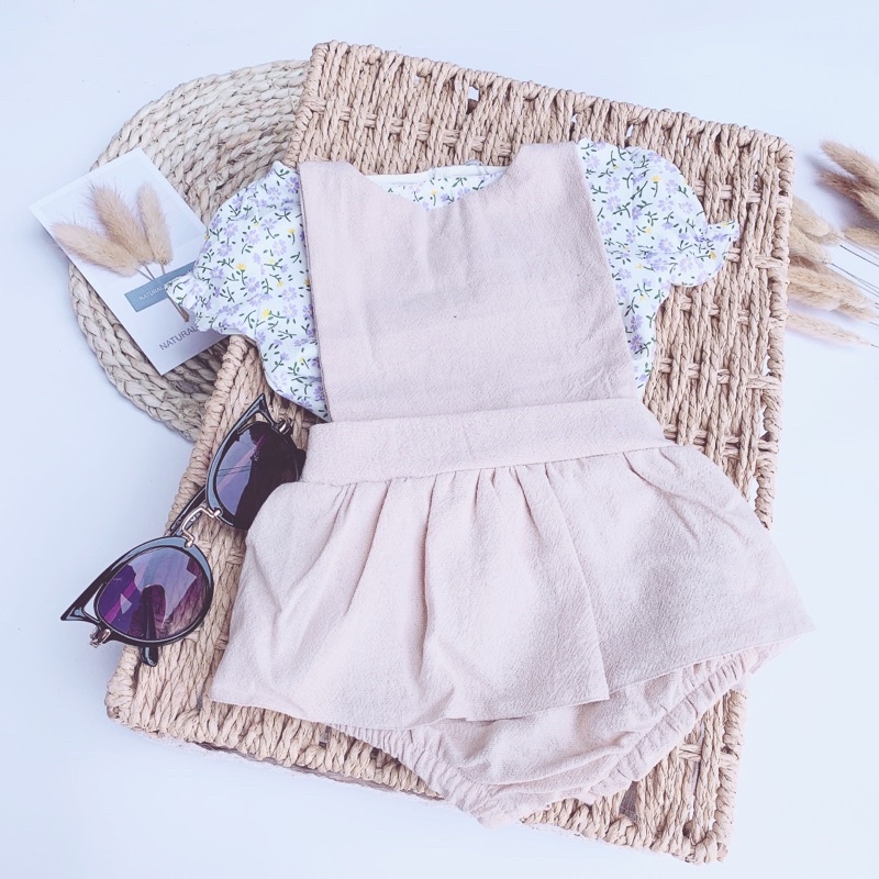 Body váy cho bé ROYALKIDS Romper yếm cho bé sơ sinh