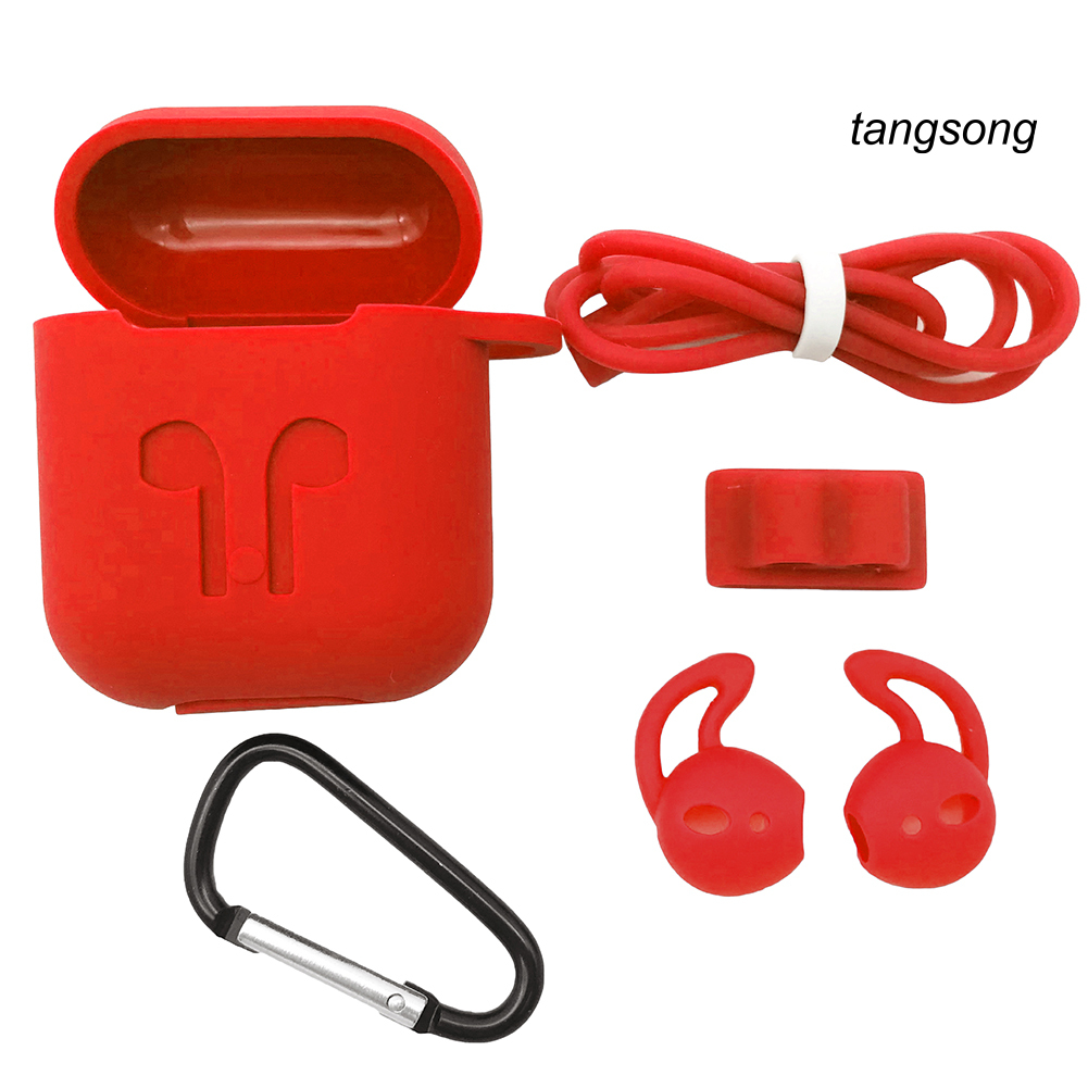 Set 5 Nút Silicone Bọc Tai Nghe Chống Mất Cho Airpods 1 / 2