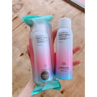 Kem xịt trắng nâng tone body, Maycreate Spring 150ml dưỡng ẩm hỗ trợ che khuyết điểm makeup