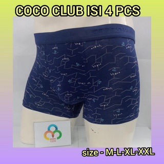 Bộ 4 quần kích thước L-XL-XXL-XXXL - XXXL CLUB8004 BOXER