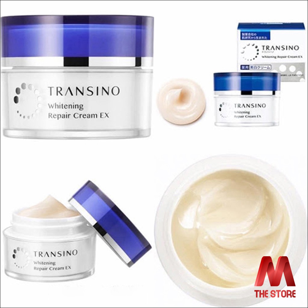 Kem Dưỡng Đêm Trắng Da Transino Whitening Repair Cream EX Nhật Bản 35g