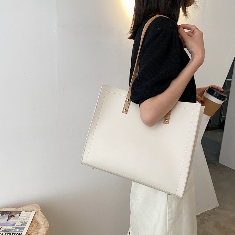 Túi tote HAPPY HOMLIV sức chứa lớn 13-inch thời trang mùa hè hàng mới cho nữ