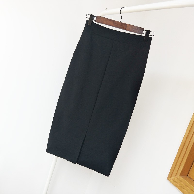 Chân váy công sở dài bigsize CR70V11 xẻ sau màu đen dài 70cm [size từ 48-85kg | BigBuy360 - bigbuy360.vn