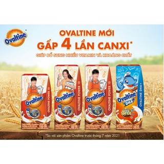 Sữa Ovaltine 180ml Thức uống lúa mạch hương vị sô-cô-la 48 hộp