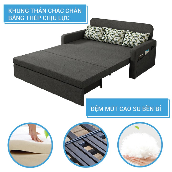 Ghế Sofa Giường ngủ đa năng gấp gọn thành ghế phong cách hiện đại - đa năng nâng cao tiện ích cuộc sống