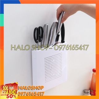 Kệ nhựa đựng dao dán tường