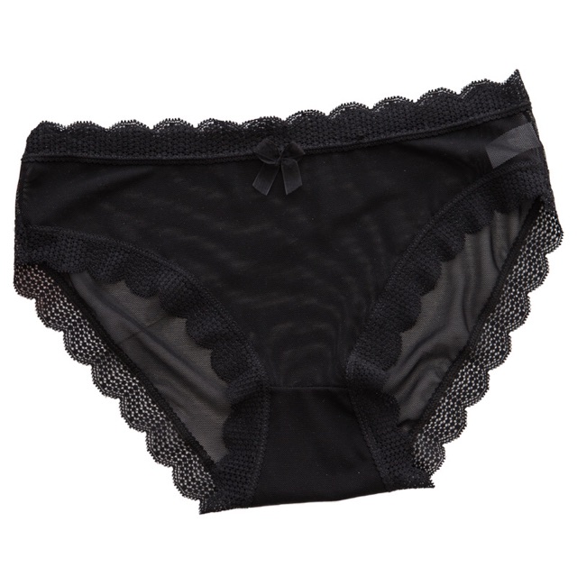 Quần lót ren lưới cạp vừa dáng basic | BigBuy360 - bigbuy360.vn