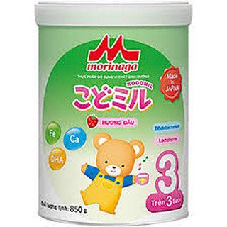 Sữa morinaga nhập khẩu từ Nhật số 3 loại 850g date mới 2021- hương vani