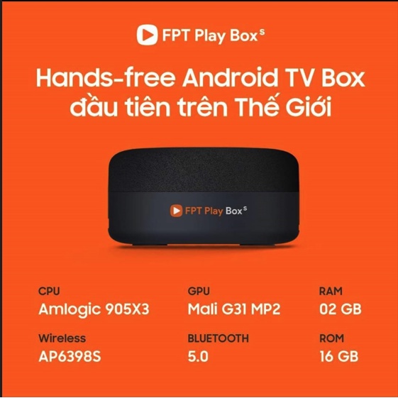 FPT Play Box S T590 Giao diện Android TV