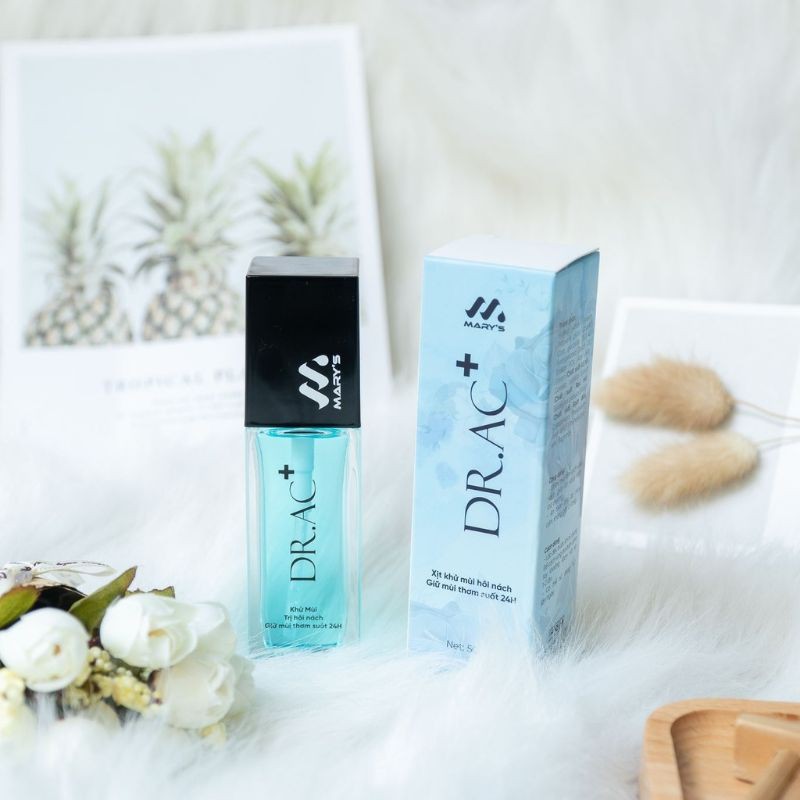 XỊT KHỬ MÙI DR.AC GIỮ HƯƠNG THƠM SUỐT 24H CHAI 50ML