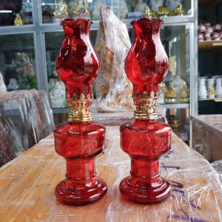 Cặp đèn thờ đốt dầu cao 20 cm
