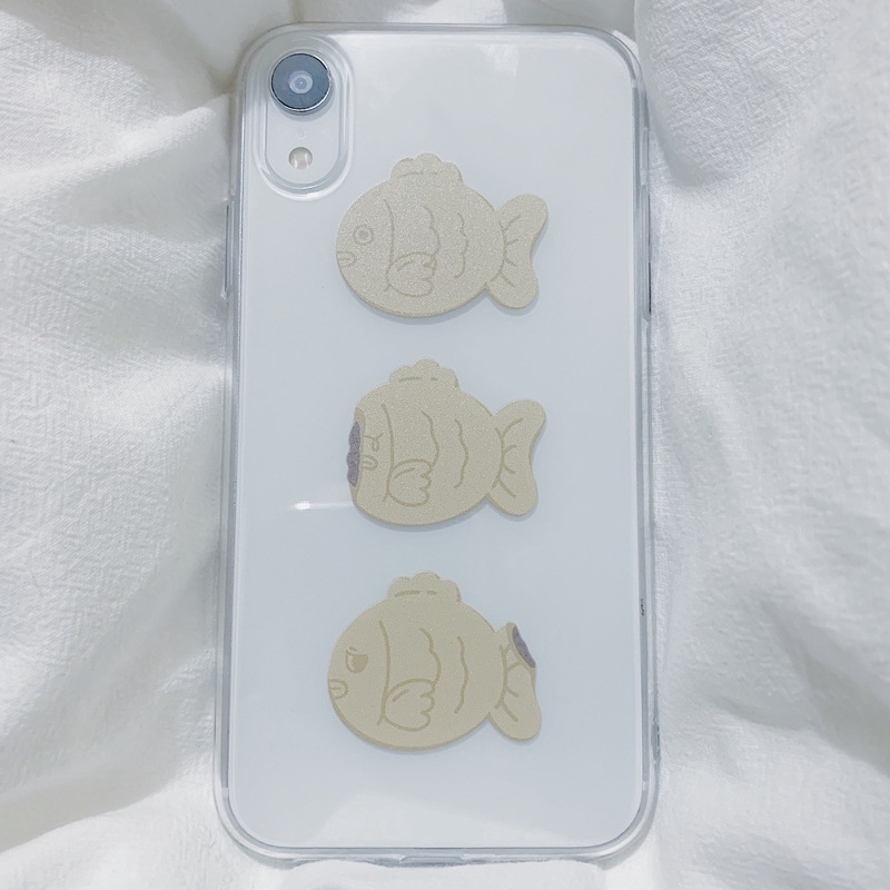 Ốp điện thoại trang trí hình 3 con cá cho IPHONE 5/5S/6/6PLUS/6S/6S PLUS/6/7/7PLUS/8/8PLUS/X/XS/XS MAX/11 | BigBuy360 - bigbuy360.vn